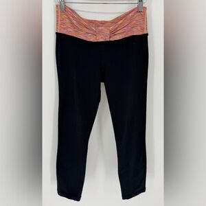 Lululemon Women's "Like New" Align Orange Knot Waist Band Leggings